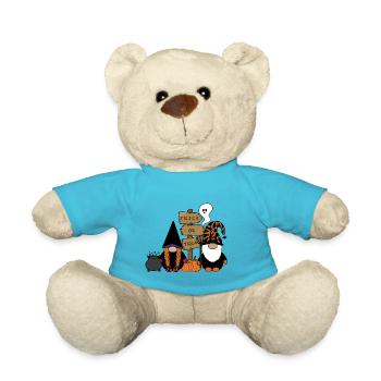 Halloween - Teddy - Atollblau - Vorne