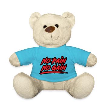 No Pain No Gain - Teddy - Atollblau - Vorne