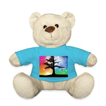 Baum des Lebens - Teddy - Atollblau - Vorne