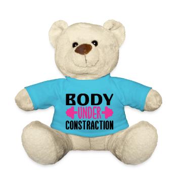 Body under contraction - Teddy Bear - atoll blue - Front