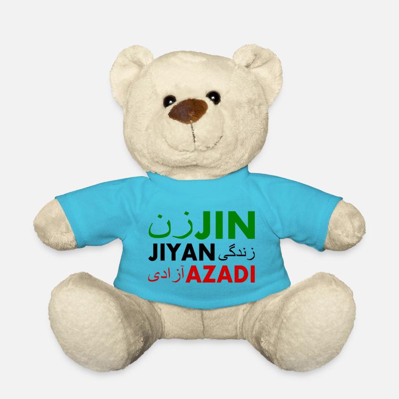 Jin jiyan azadi زن زندگی آزادی - Nounours - bleu outremer