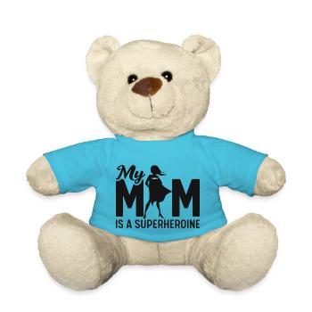 Ma mère est une super-héroïne - Nounours - bleu outremer - Devant