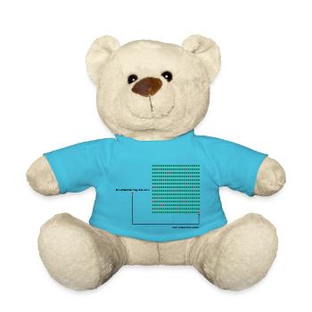 Schlechter Tag? - Teddy - Atollblau - Vorne