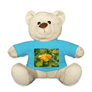 buddleia, butterfly bush or summer lilac 'Sungold' - Teddy Bear - atoll blue - Front