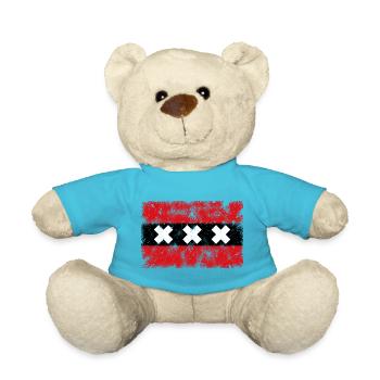 Amsterdam Vintage - Teddy Bear - atoll blue - Front
