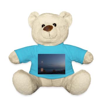 Baltic Sea at night - Teddy Bear - atoll blue - Front