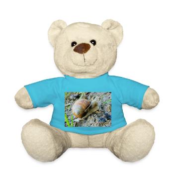 Slowly - Teddy Bear - atoll blue - Front