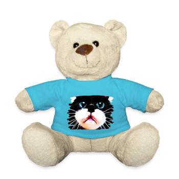 Cracy cat 7 - Teddy - Atollblau - Vorne