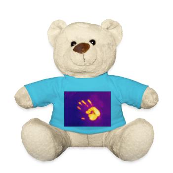 Hand thermal - Teddy Bear - atoll blue - Front