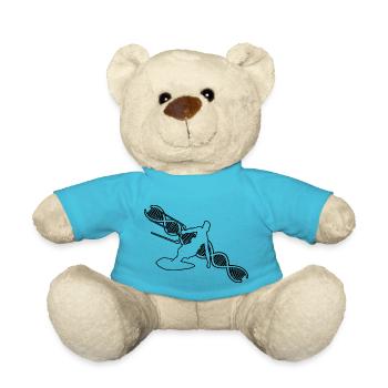 Kitesurfer Kitesurfing Windsurfer Windsurfing - Teddy - Atollblau - Vorne