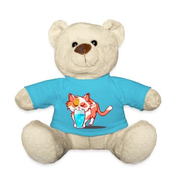 Kaji die kleine Katze - Teddy - Atollblau - Vorne