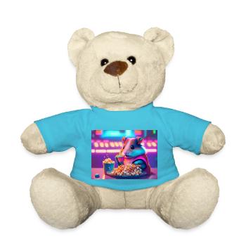Hamster et maïs soufflé - Nounours - bleu outremer - Devant