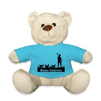 Landwirt Bauer Farmer - Teddy - Atollblau - Vorne