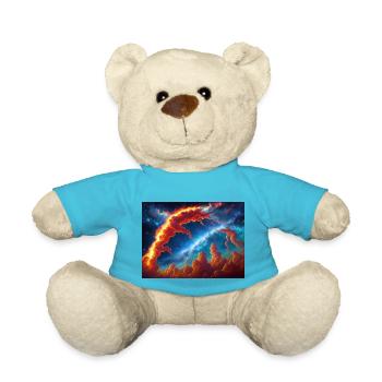 blue red sky - Teddy - Atollblau - Vorne