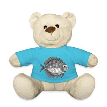 Poisson - Nounours - bleu outremer - Devant