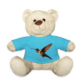 De nombreuses espèces de colibris sont en voie de disparition - Nounours - bleu outremer - Devant