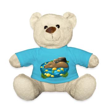 Capybara - Teddy - Atollblau - Vorne