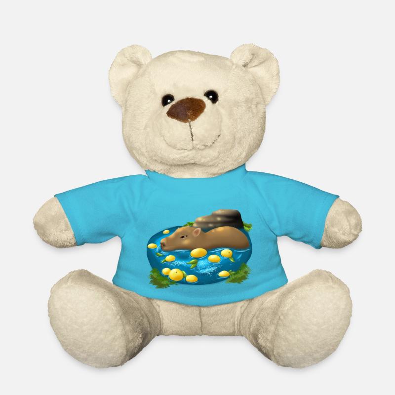 Capybara - Teddy - Atollblau