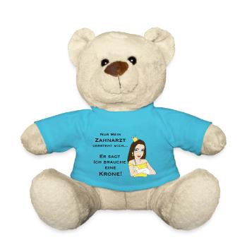 Mein Zahndoktor versteht mich - Teddy - Atollblau - Vorne
