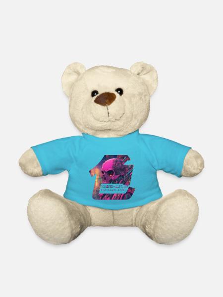 Crâne Cyberpunk // CyberSculpt Spectre - Nounours - bleu outremer