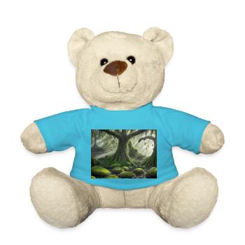 Forest spirits - Teddy Bear - atoll blue - Front