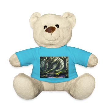 the magic forest - Teddy Bear - atoll blue - Front