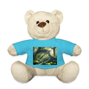 Forest of Magic - Teddy Bear - atoll blue - Front
