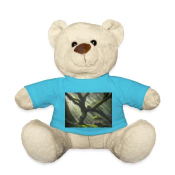 Enchanted forest - Teddy Bear - atoll blue - Front