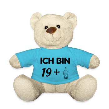 ICH BIN 20! - 20. GEBURTSTAG - Teddy - Atollblau - Vorne