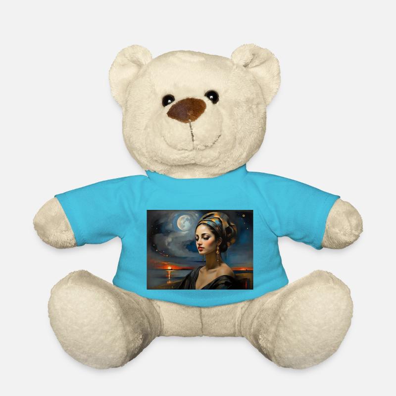 Frauenmalerei - Teddy - Atollblau
