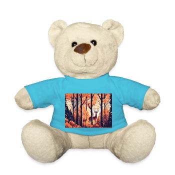 Paysage d’automne (Collection d’automne #10) - Nounours - bleu outremer - Devant