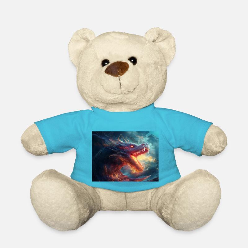 Un monstre marin - Nounours - bleu outremer
