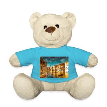 Grand Canal au Pont du Rialto - Nounours - bleu outremer - Devant