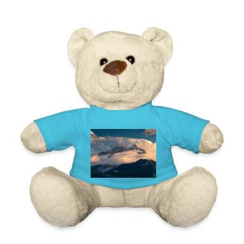 Alpspitze in Wolken - Teddy - Atollblau - Vorne