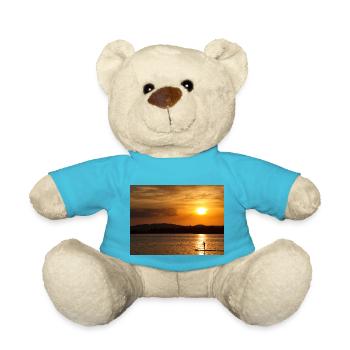 Sonnenuntergang am Staffelsee - Teddy - Atollblau - Vorne