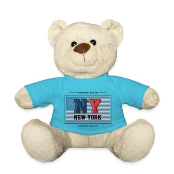 New York - Nounours - bleu outremer - Devant