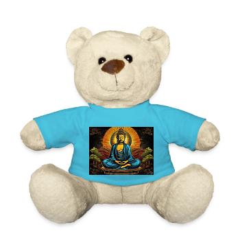 Buddha - Teddy Bear - atoll blue - Front