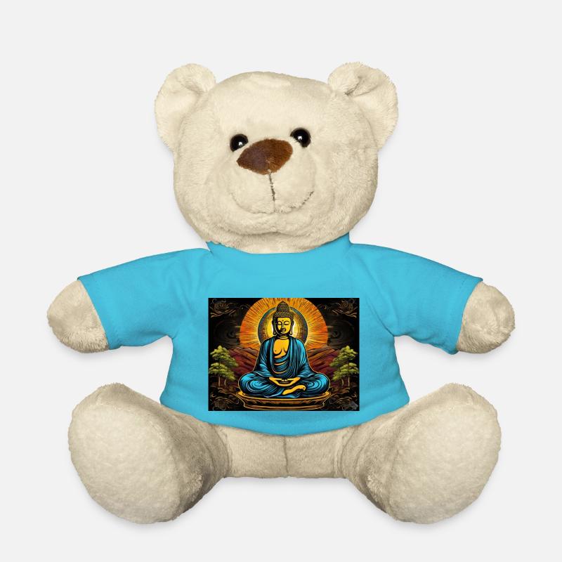 Buddha - Teddy Bear - atoll blue