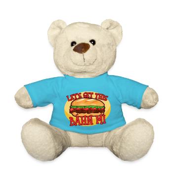Vietnam Viet Banh Mi Brot Vietnamese I Geschenk - Teddy - Atollblau - Vorne