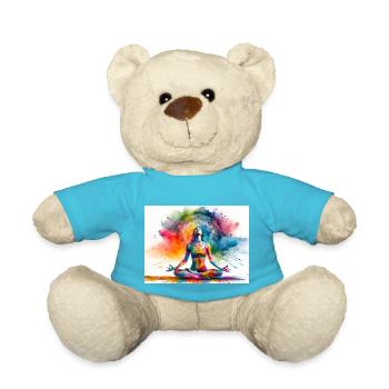 Exercice de yoga - Nounours - bleu outremer - Devant