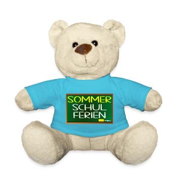SOMMERSCHULFERIEN SCHULE - SOMMER - Teddy - Atollblau - Vorne
