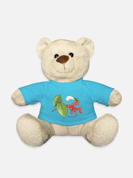 Whiteberry (Sorbus aria) - Teddy Bear - atoll blue