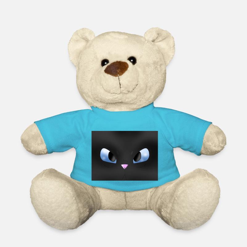 Der schaurige Blick - Teddy - Atollblau
