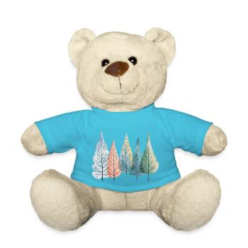Winter - Teddy Bear - atoll blue - Front