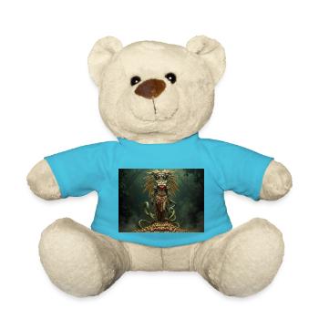 Coatlicue, déesse aztèque de la terre de la vie et de la mort - Nounours - bleu outremer - Devant
