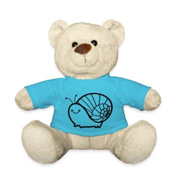 Escargot 01 - Nounours - bleu outremer - Devant