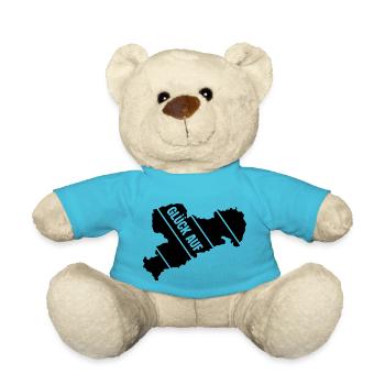 Retro Sachsen Gruss - Teddy - Atollblau - Vorne