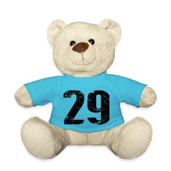 29 Zahl Trikot - Teddy - Atollblau - Vorne