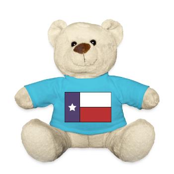 Texas-Flagge - Teddy - Atollblau - Vorne
