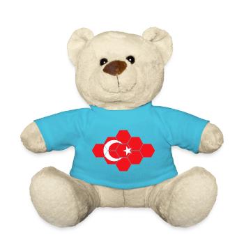 Türkei Turkey - Teddy Bear - atoll blue - Front